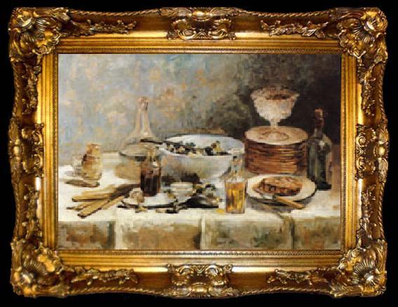 framed  Edouard Vuillard Still Life with Salad Greens, ta009-2